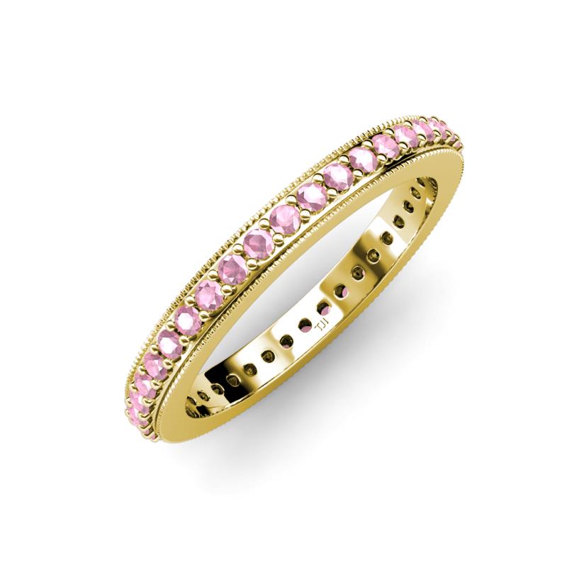 Caitlin Pink Tourmaline Eternity Band 