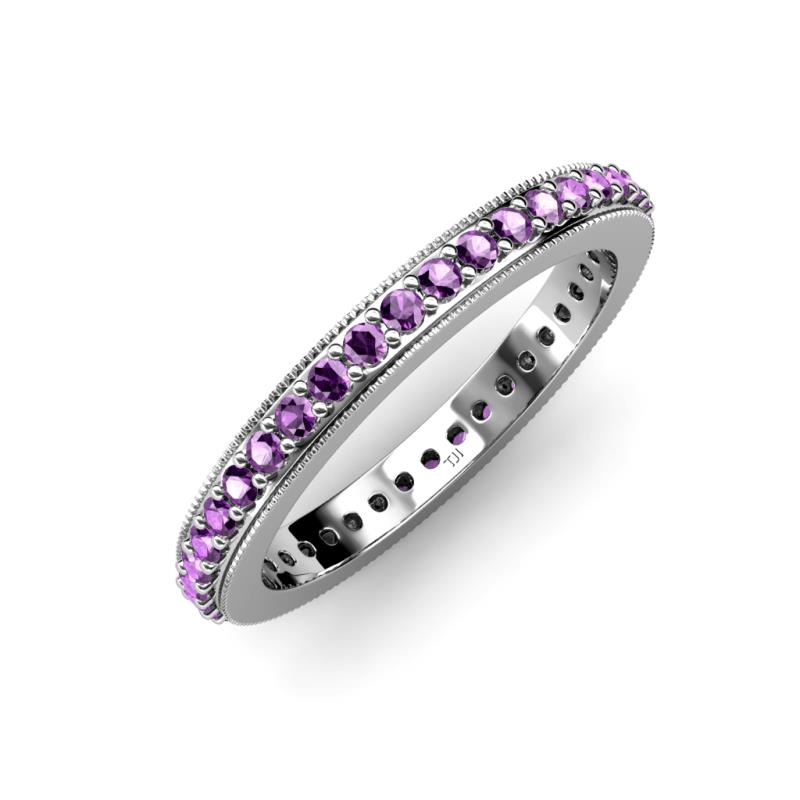 Caitlin Amethyst Eternity Band 