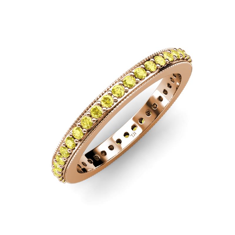 Caitlin Yellow Sapphire Eternity Band 