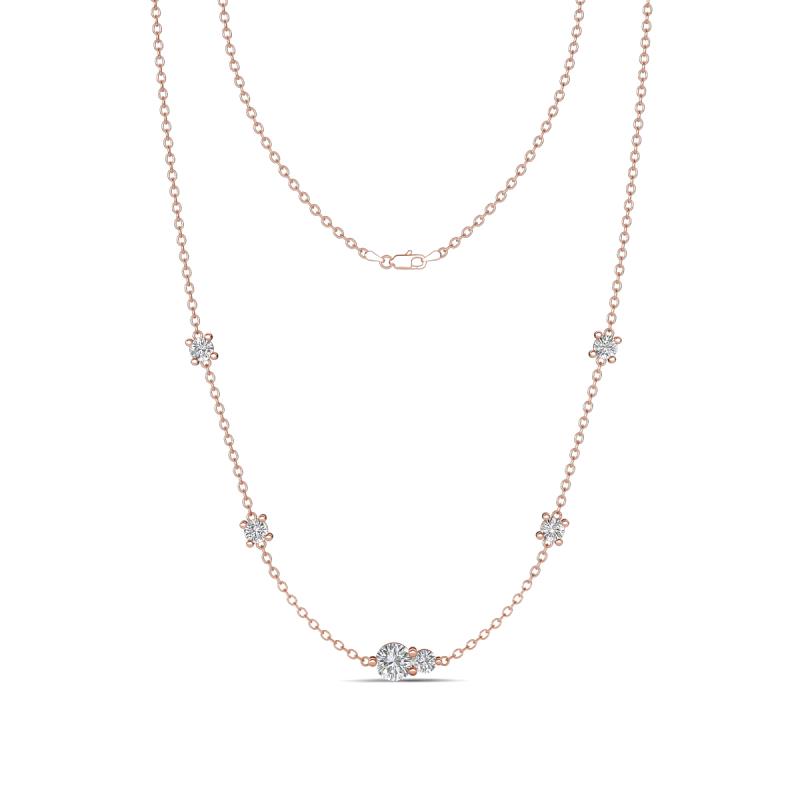 Linea 0.55 ctw Lab Grown Diamonds (4 mm) Women Station Necklace 