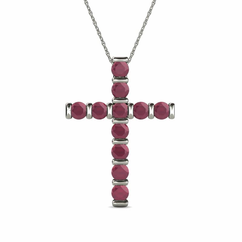 Amen Ruby Cross Pendant 