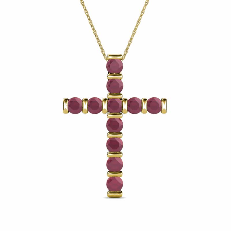 Amen Ruby Cross Pendant 