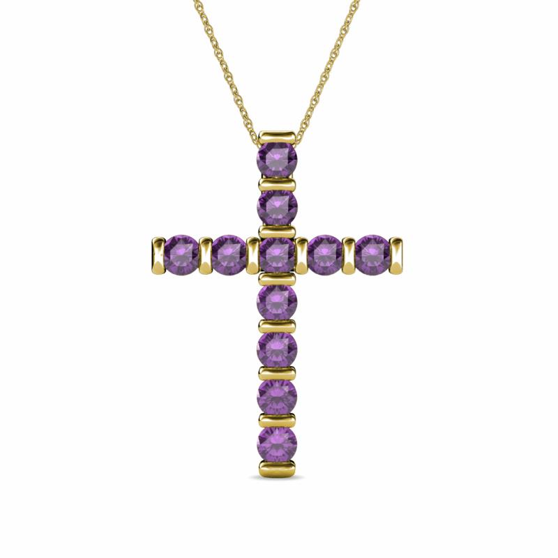 Amen Amethyst Cross Pendant 