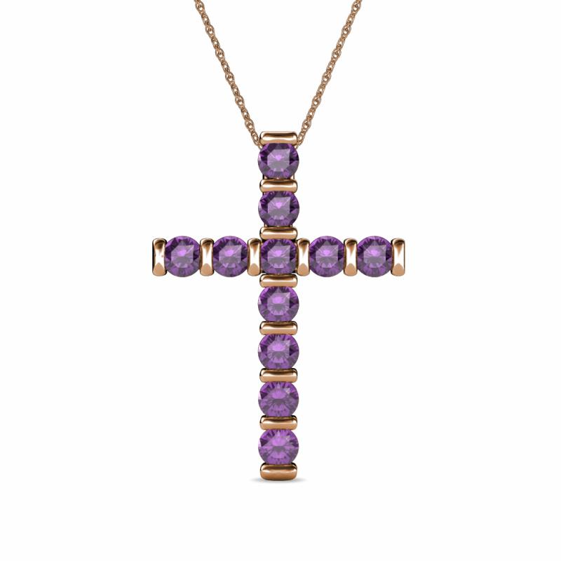 Amen Amethyst Cross Pendant 