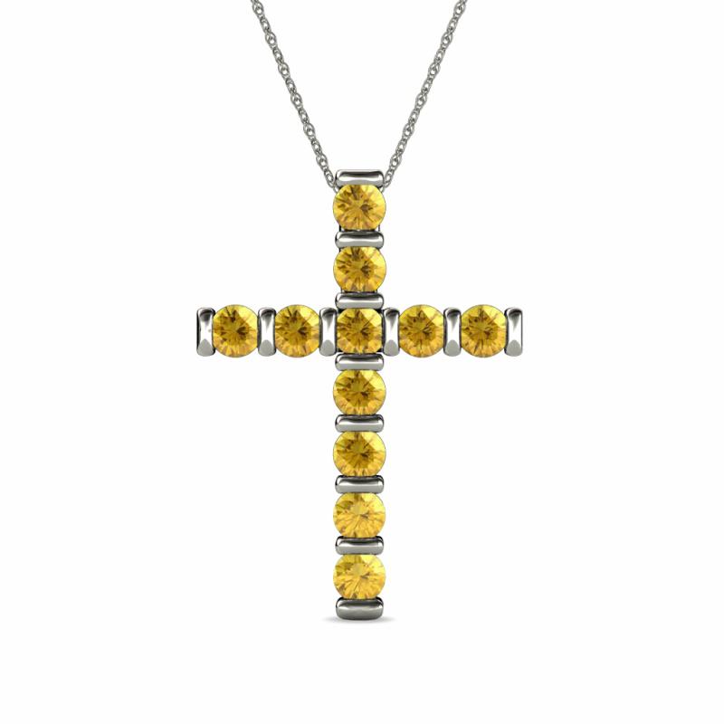 Amen Citrine Cross Pendant 