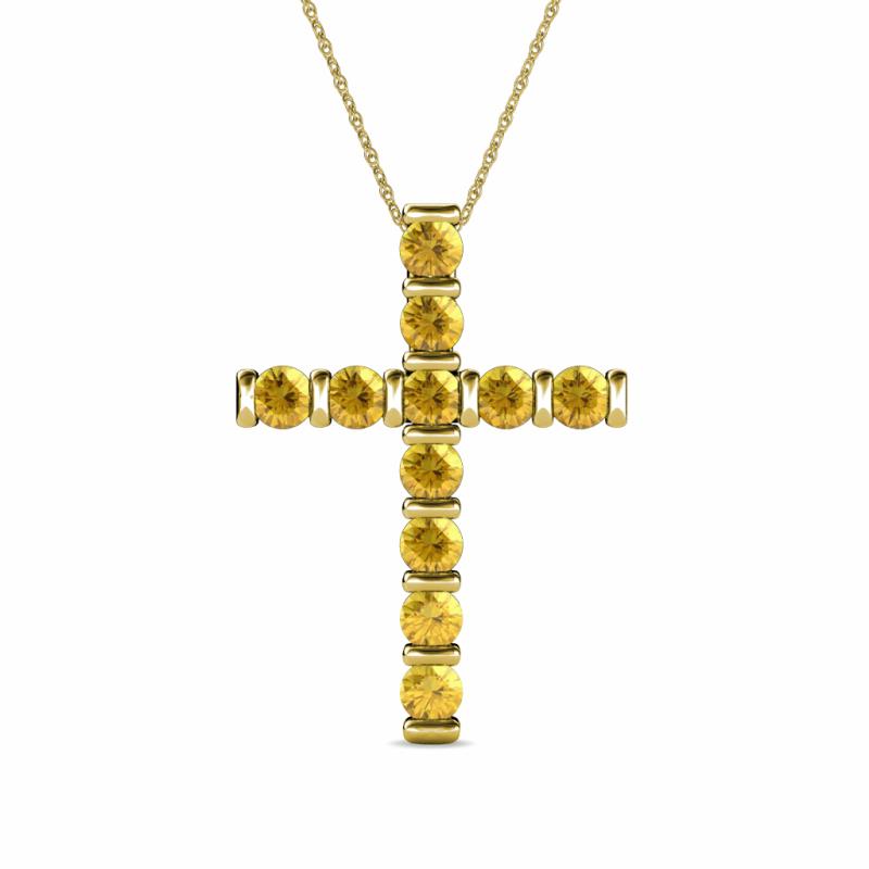 Amen Citrine Cross Pendant 