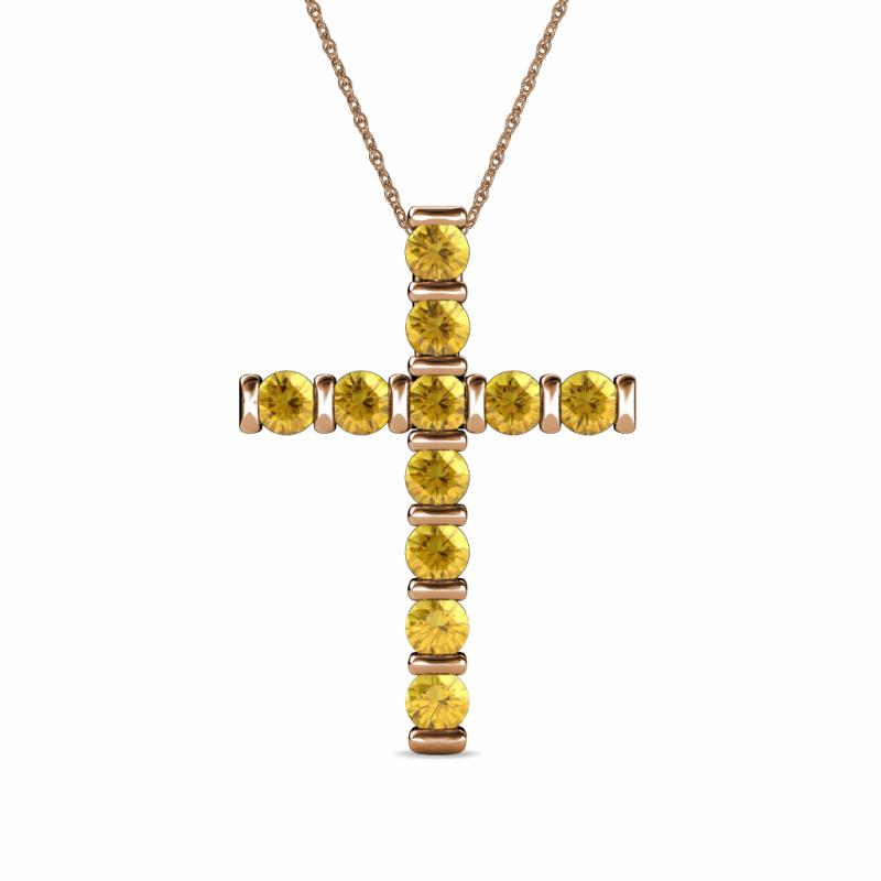 Amen Citrine Cross Pendant 