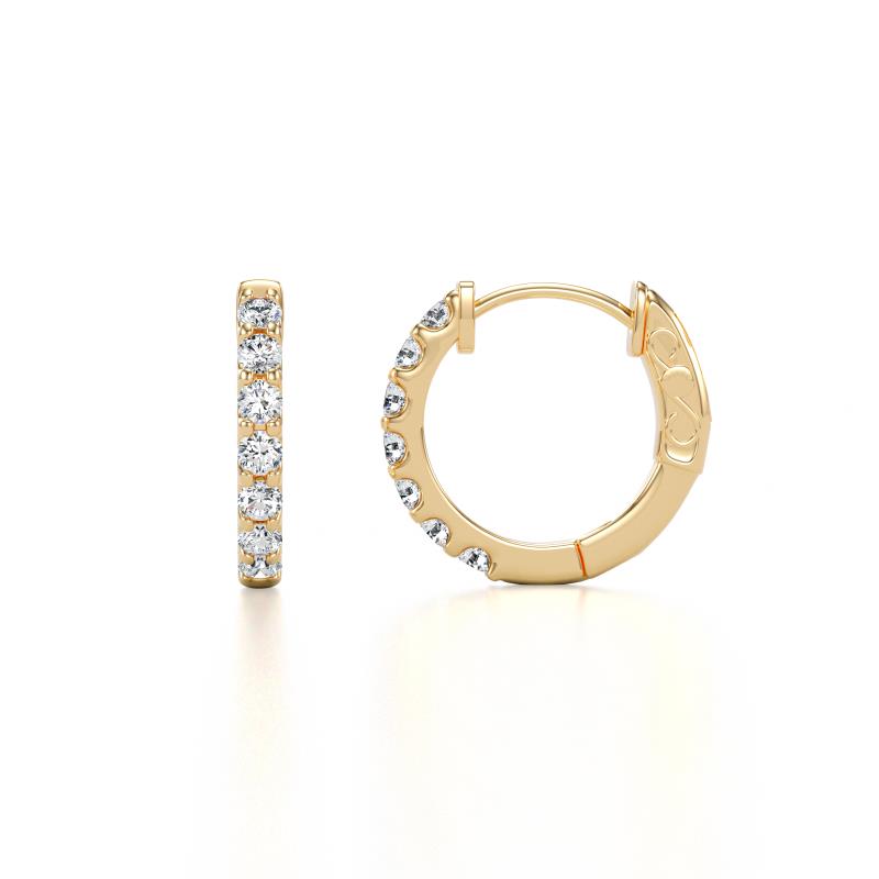 Nico 0.28 ctw Lab Grown Diamonds Small Huggie Earrings 