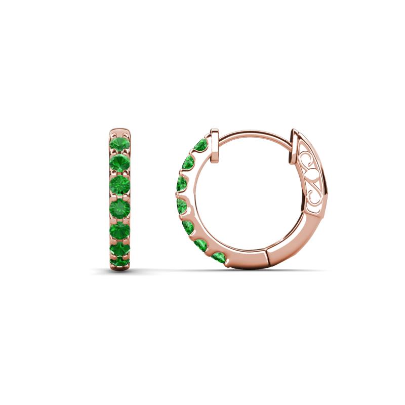 Nico 0.29 ctw Green Garnet Small Huggie Earrings 