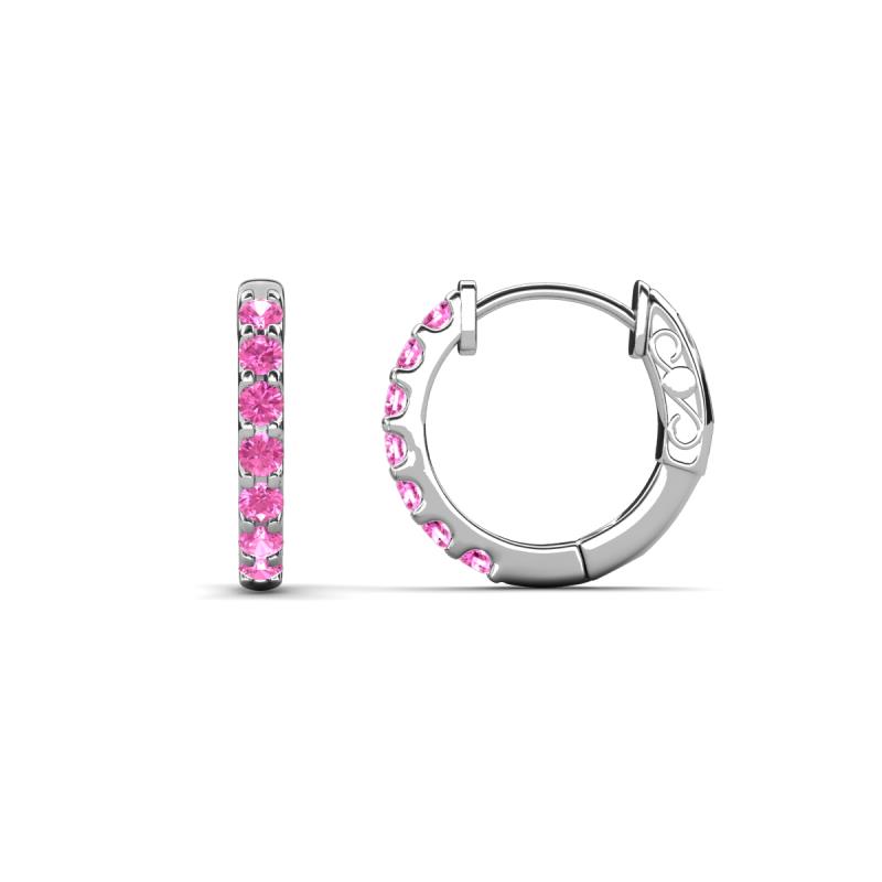 Nico 0.29 ctw Pink Sapphire Small Huggie Earrings 