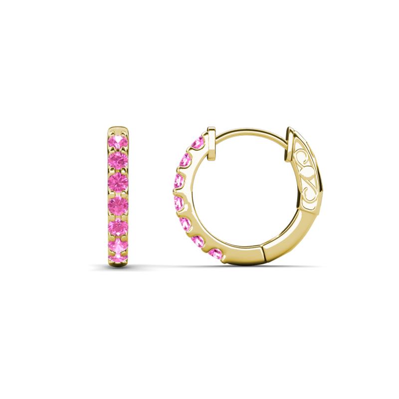 Nico 0.29 ctw Pink Sapphire Small Huggie Earrings 