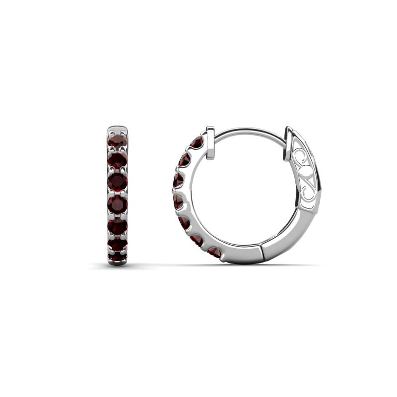 Nico 0.29 ctw Red Garnet Small Huggie Earrings 