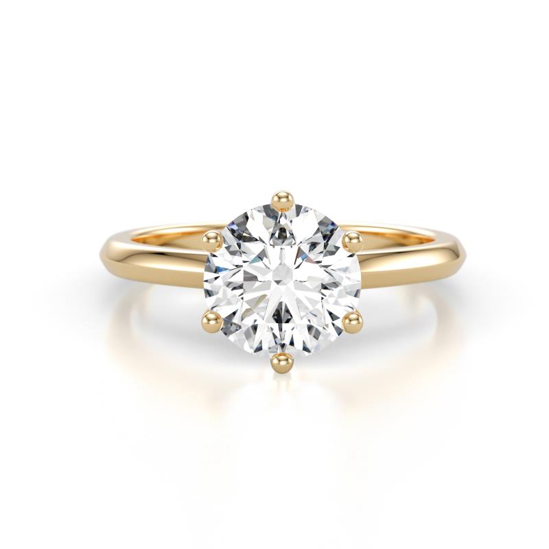Maxine 4.00 ct IGI Certified Lab Grown Diamond Round (10.00 mm) Solitaire Engagement Ring 