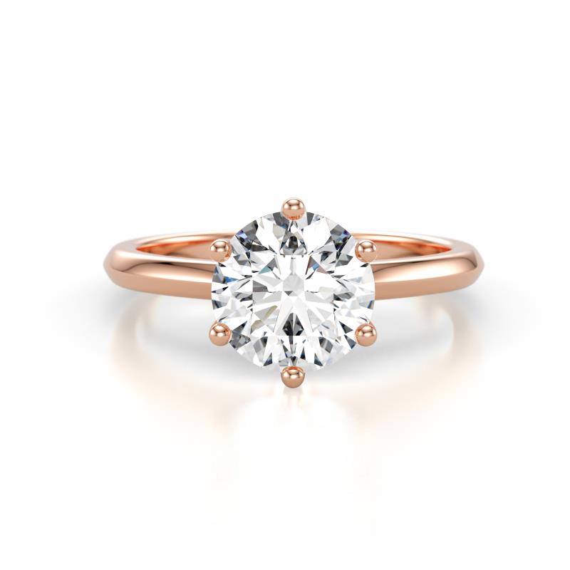 Maxine 4.00 ct IGI Certified Lab Grown Diamond Round (10.00 mm) Solitaire Engagement Ring 