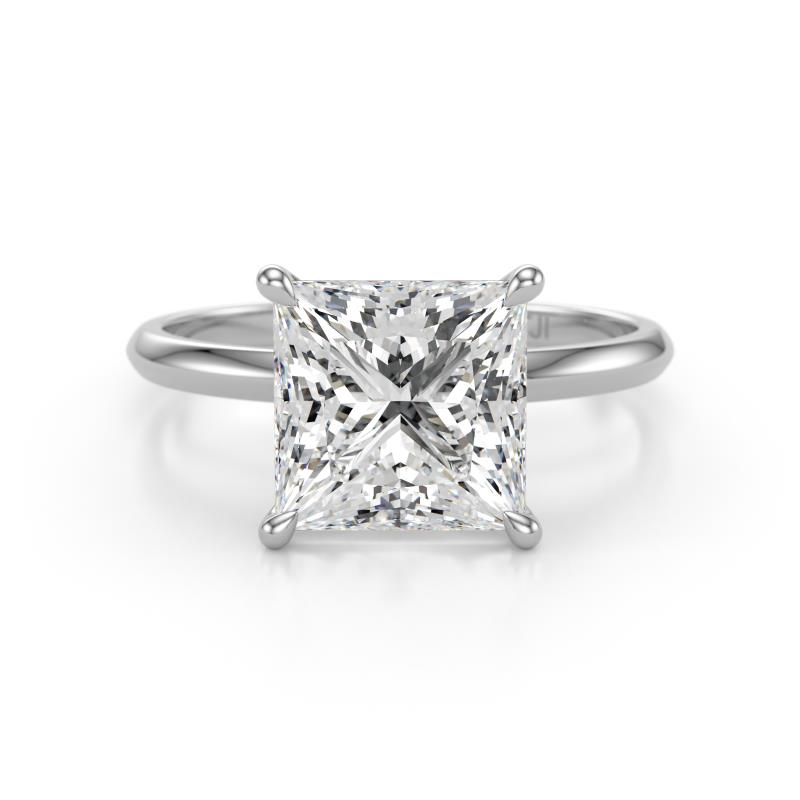 Elodie 3.00 ct IGI Certified Lab Grown Diamond Princess Shape (8.00 mm) Solitaire Engagement Ring 