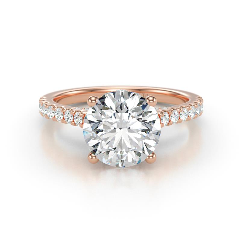 Kalina 4.60 ctw IGI Certified Lab Grown Diamond (10.00 mm) Halo Engagement Ring 