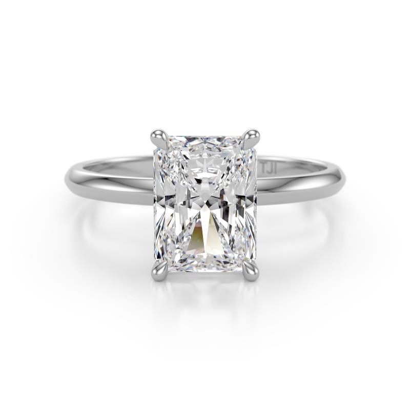 Elodie 2.00 ct IGI Certified Lab Grown Diamond Radiant Shape (8.50x6.50 mm) Solitaire Engagement Ring 