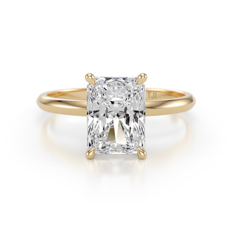 Elodie 2.00 ct IGI Certified Lab Grown Diamond Radiant Shape (8.50x6.50 mm) Solitaire Engagement Ring 