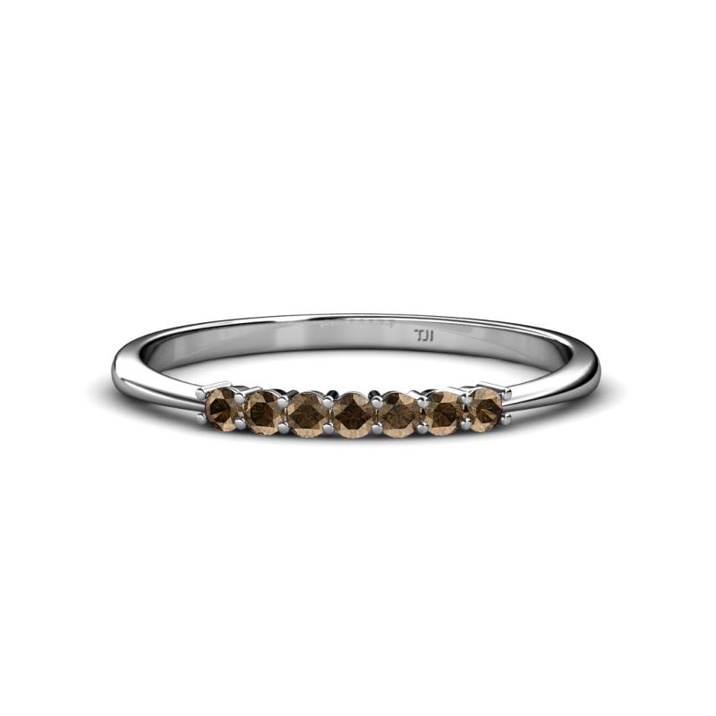 Reina 2.00 mm Smoky Quartz Wedding Band 
