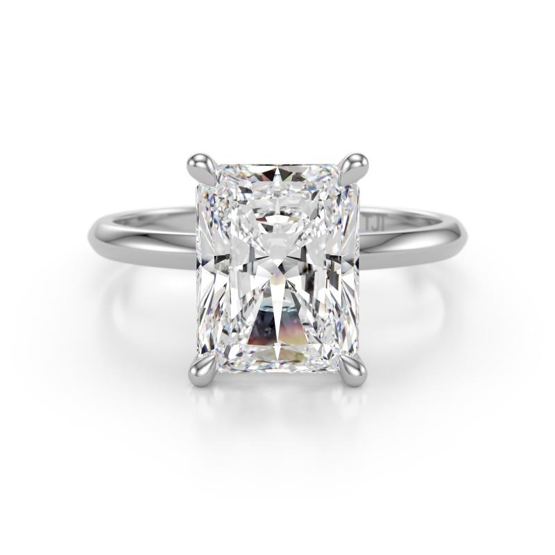 Elodie 5.00 ct IGI Certified Lab Grown Diamond Radiant Shape (11.00x8.50 mm) Solitaire Engagement Ring 