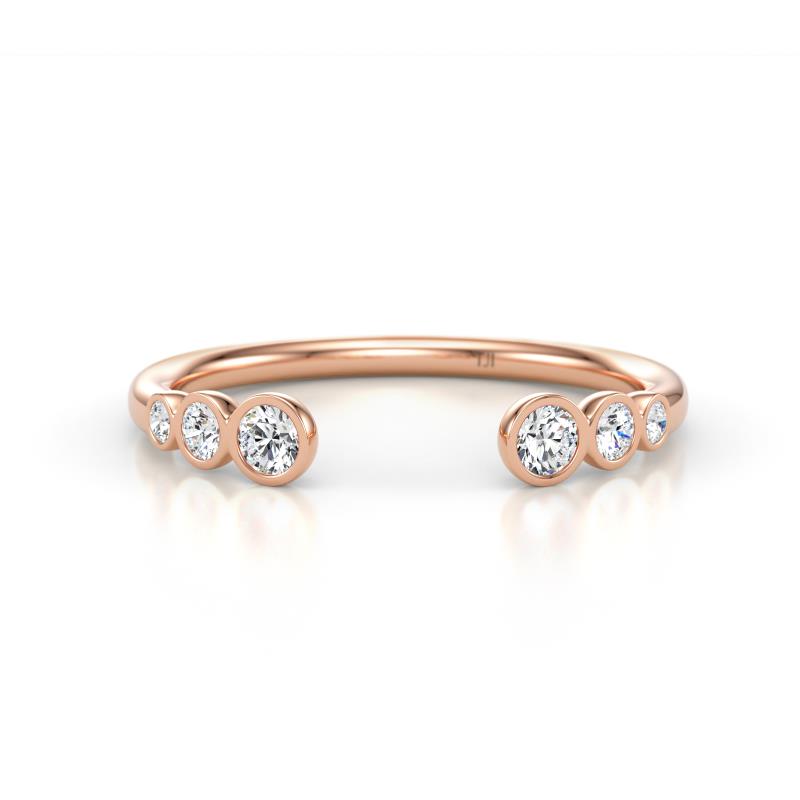 Makena Lab Grown Diamonds Open Wedding Band 