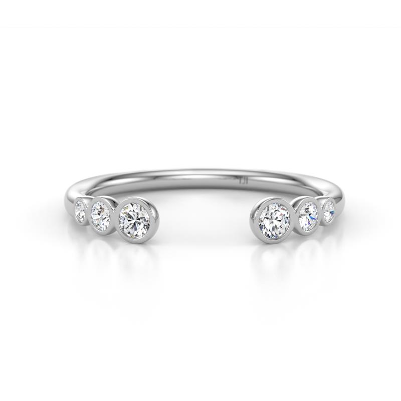 Makena Lab Grown Diamonds Open Wedding Band 