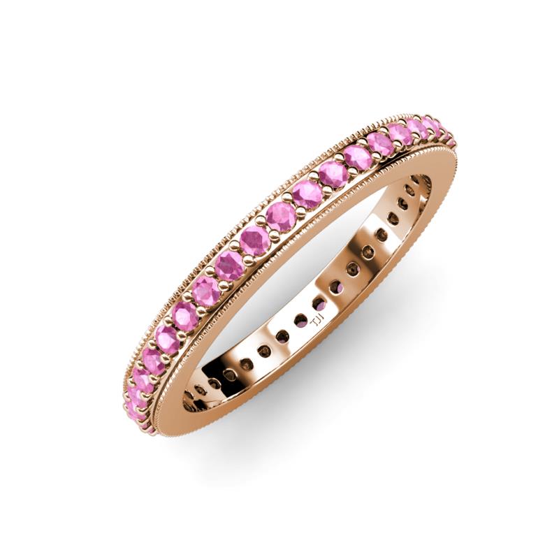 Caitlin Pink Sapphire Eternity Band 