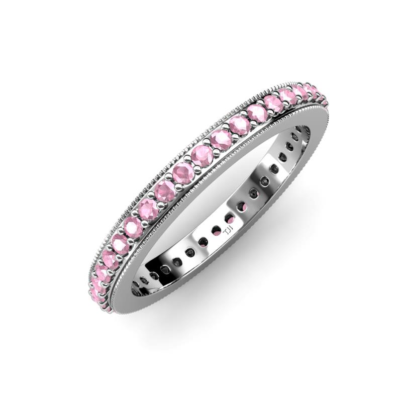 Caitlin Pink Tourmaline Eternity Band 