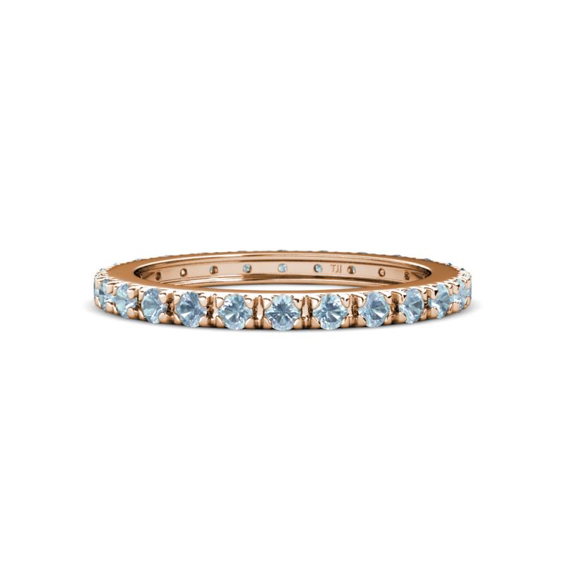 Gracie 0.66 ctw Aquamarine (2.30 mm) Women Eternity Band 