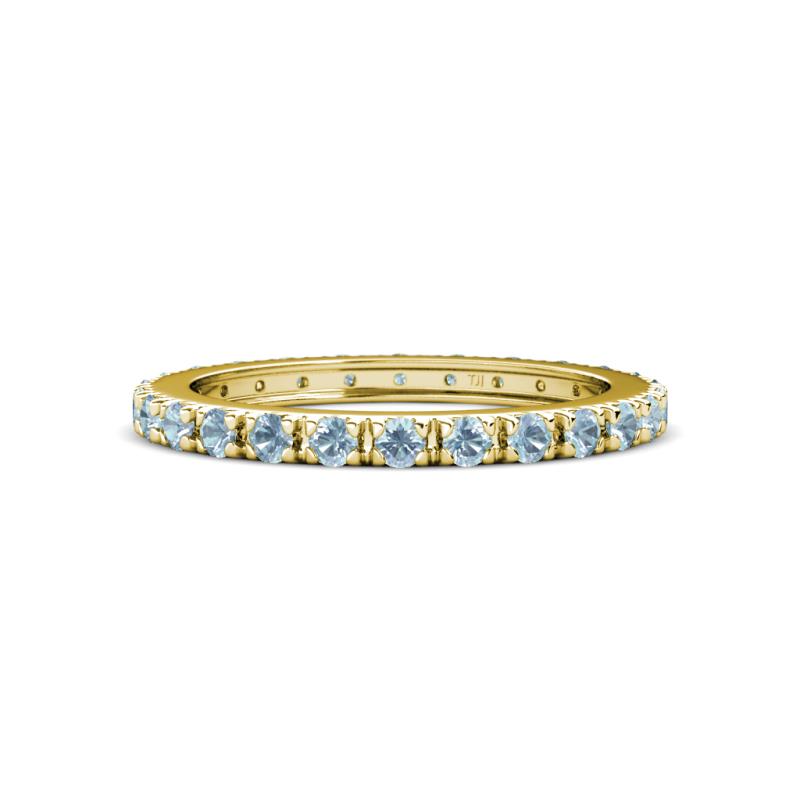 Gracie 0.66 ctw Aquamarine (2.30 mm) Women Eternity Band 