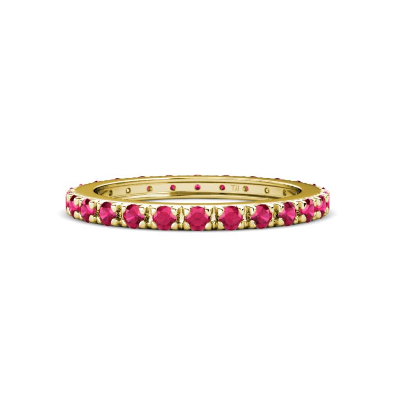 Gracie 1.10 ctw Ruby (2.30 mm) Women Eternity Band 