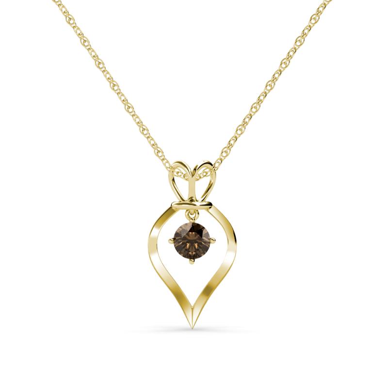 Sallie Smoky Quartz Heart Pendant 