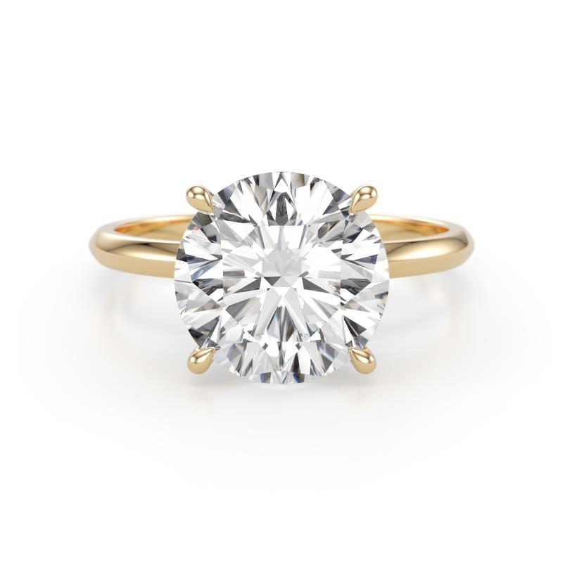 Elodie 5.00 ct IGI Certified Round Lab Grown Diamond Solitaire Engagement Ring 