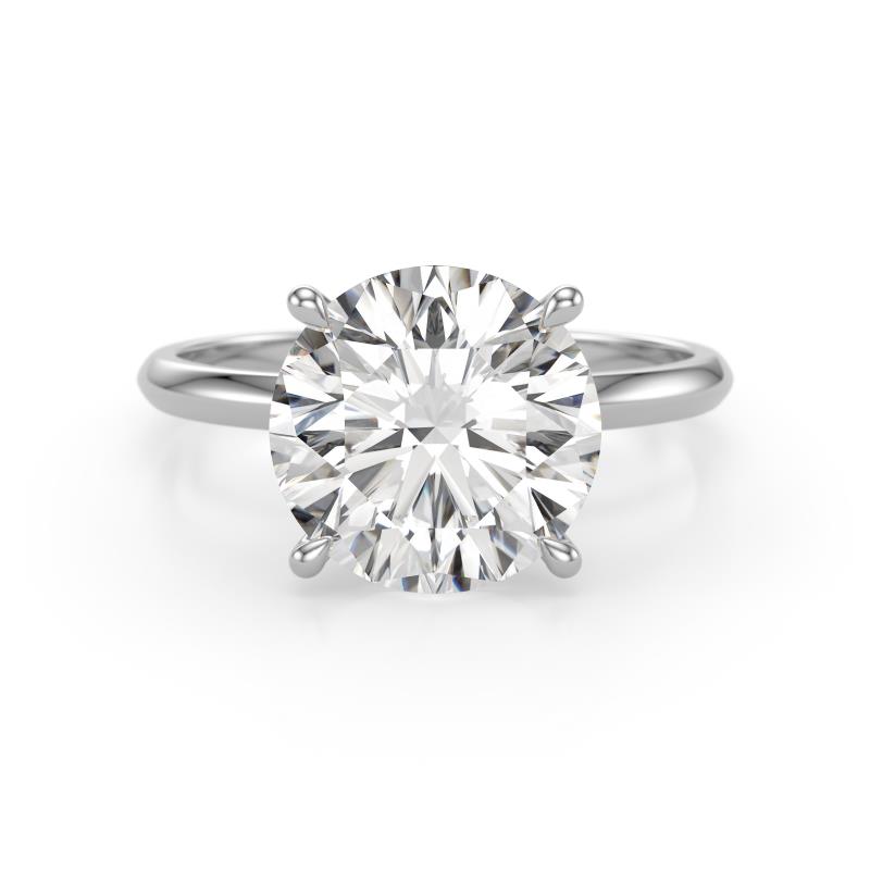 Elodie 5.00 ct IGI Certified Round Lab Grown Diamond Solitaire Engagement Ring 