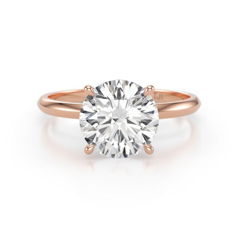 Elodie 2.00 ct IGI Certified Round Lab Grown Diamond Solitaire Engagement Ring 
