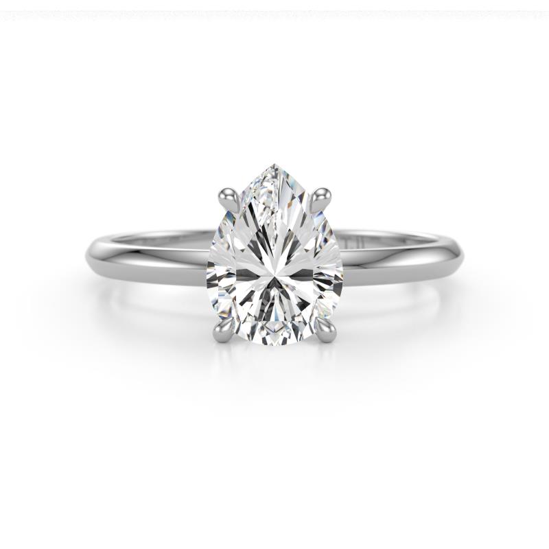 Elodie 1.50 ct IGI Certified Pear Shape Lab Grown Diamond Solitaire Engagement Ring 