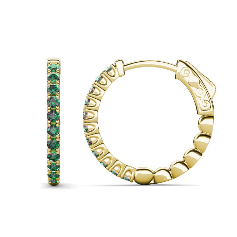 Anna 0.88 ctw Created Alexandrite (2.00 mm) Hoop Earrings 