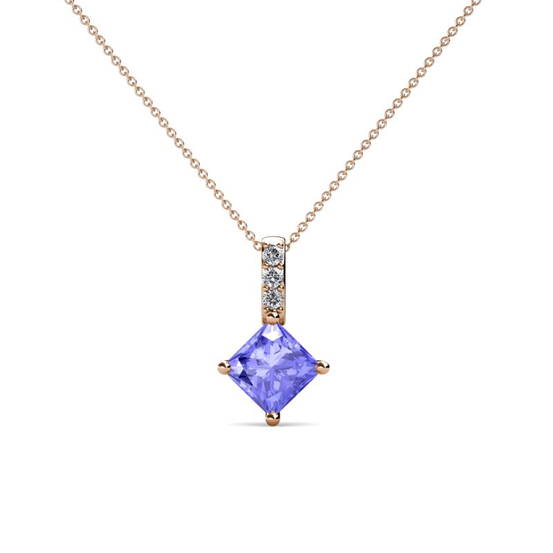 Aurel Tanzanite and Diamond Pendant 