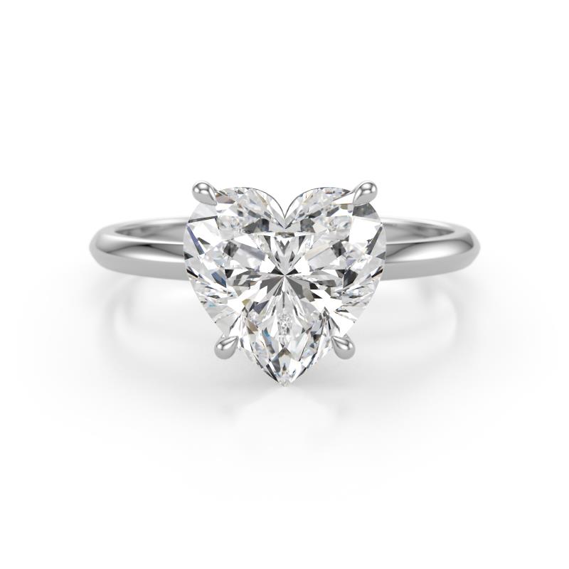 Elodie 5.00 ct IGI Certified Heart Shape Lab Grown Diamond Solitaire Engagement Ring 