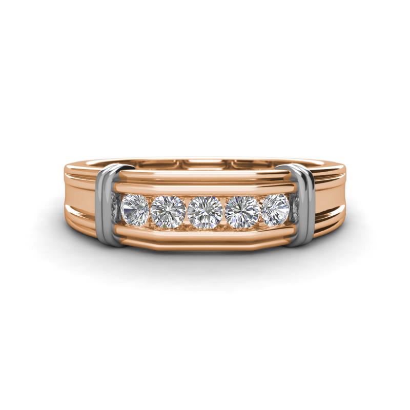 Kevin 0.50 ctw Diamond Men Wedding Band (7.80 mm) 