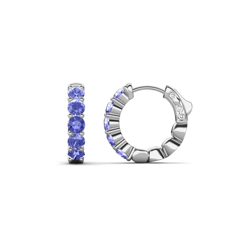 Anika 0.90 ctw Tanzanite (3.00 mm) Huggie Earrings 