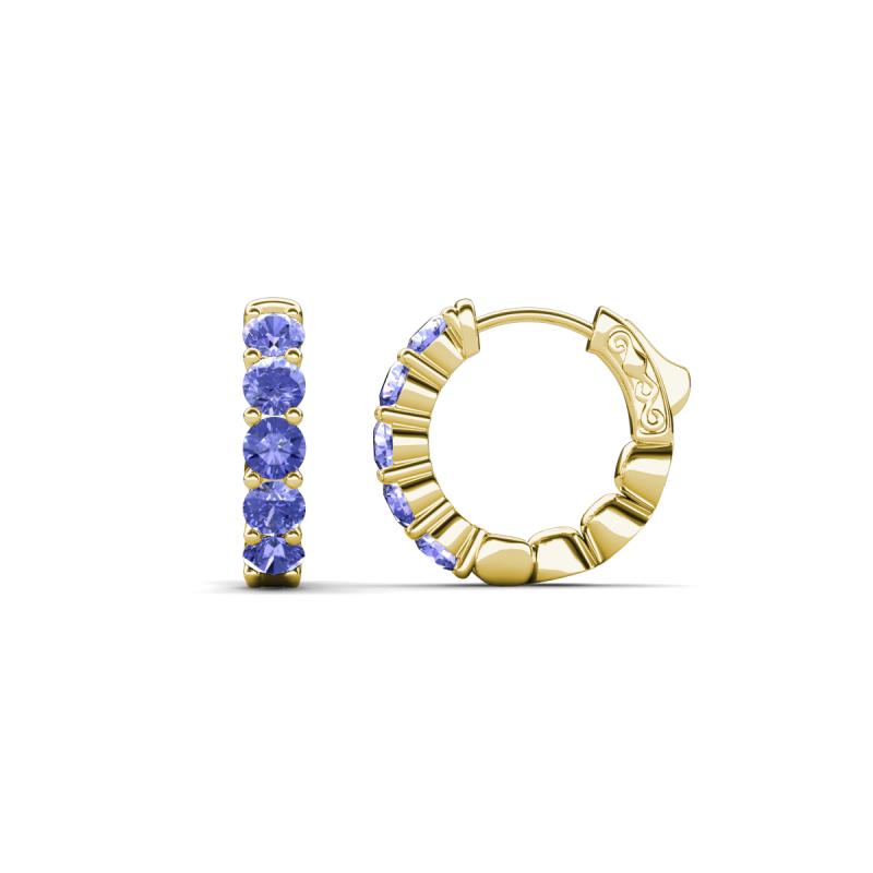 Anika 0.90 ctw Tanzanite (3.00 mm) Huggie Earrings 