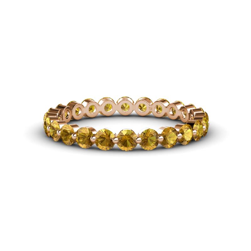 Valerie 3.00 mm Citrine Eternity Band 
