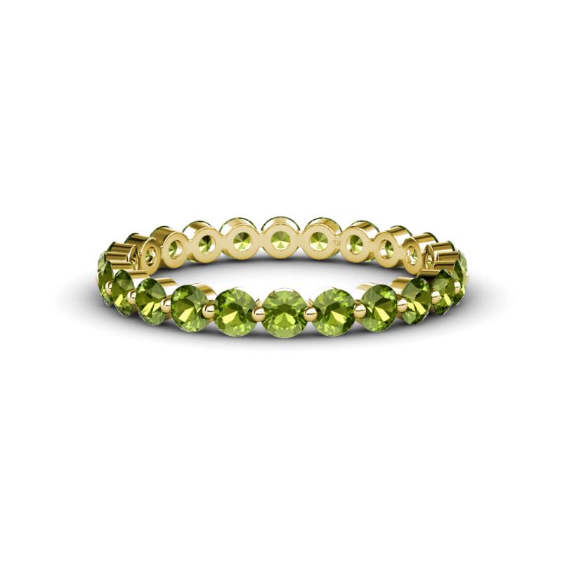 Valerie 3.00 mm Peridot Eternity Band 