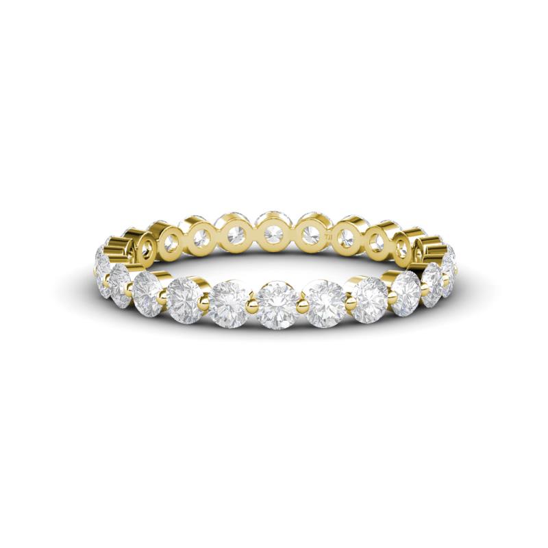 Valerie 3.00 mm White Sapphire Eternity Band 