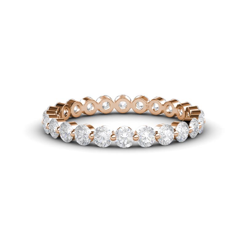 Valerie 3.00 mm White Sapphire Eternity Band 