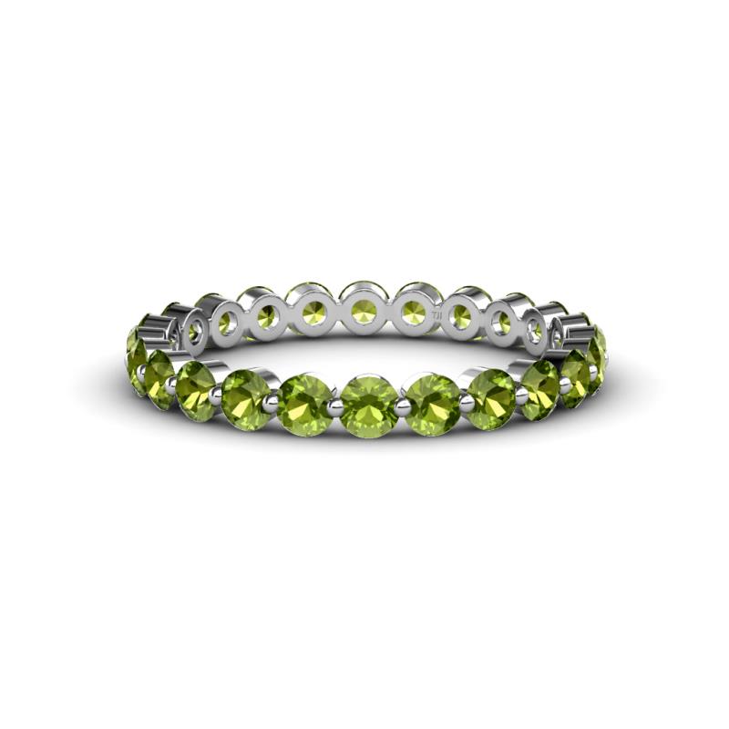 Valerie 3.00 mm Peridot Eternity Band 