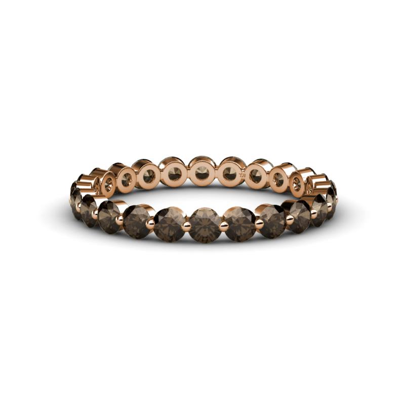 Valerie 3.00 mm Smoky Quartz Eternity Band 