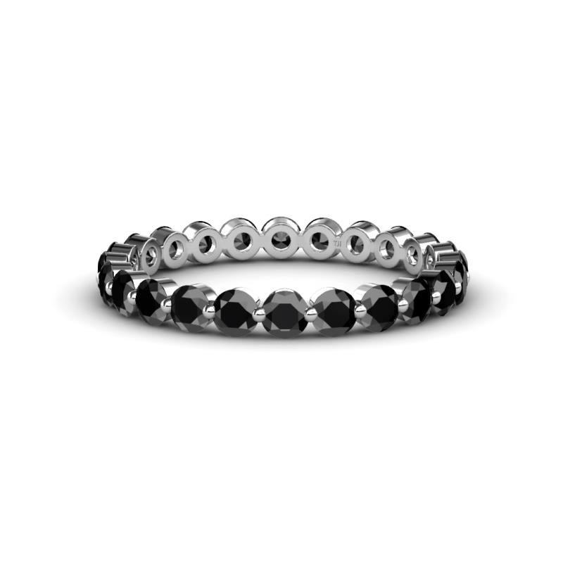 Valerie 3.00 mm Black Diamond Eternity Band 