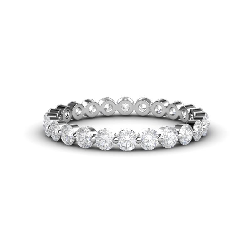 Valerie 3.00 mm White Sapphire Eternity Band 
